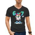 67 Meme Six Seven 6 7 Meme Dab Baseball Ice Cream Drip Men's V-Neck T-Shirt 67 Meme Six Seven 6 7 Meme Dab Baseball Ice Cream Drip Men's V-Neck T-Shirt