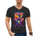67 Meme Trendy Baseball Number 67 Player Six Seven Men's V-Neck T-Shirt 67 Meme Trendy Baseball Number 67 Player Six Seven Men's V-Neck T-Shirt