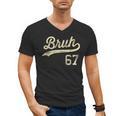 67 Six Seven Bruh Meme Baseball Style Vintage Men's V-Neck T-Shirt