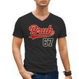 67 Six Seven Bruh Meme Baseball Vintage Style Men Boys Men's V-Neck T-Shirt
