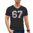 67 Sports Meme – Baseball Number 6 7 Men's V-Neck T-Shirt 67 Sports Meme – Baseball Number 6 7 Men's V-Neck T-Shirt