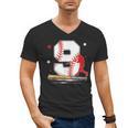 9 Years Old Baseball Birthday Boy 9th Bday Party Men's V-Neck T-Shirt 9 Years Old Baseball Birthday Boy 9th Bday Party Men's V-Neck T-Shirt