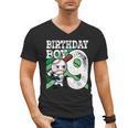9th Birthday Baseball Birthday Party 9th Birthday Boy Men's V-Neck T-Shirt