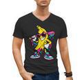 Banana Baseball Drip Men's V-Neck T-Shirt Banana Baseball Drip Men's V-Neck T-Shirt
