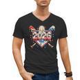 Baseball 2026 Ice Cream Drip Bats For Boys Birthday Graphic Men's V-Neck T-Shirt Baseball 2026 Ice Cream Drip Bats For Boys Birthday Graphic Men's V-Neck T-Shirt