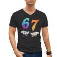 Baseball 67 Ice Cream Drip Six Seven Boys Meme Men's V-Neck T-Shirt