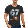 Baseball 67 Six Seven Meme 6-7 Drip Baseball Boys Men Men's V-Neck T-Shirt Baseball 67 Six Seven Meme 6-7 Drip Baseball Boys Men Men's V-Neck T-Shirt