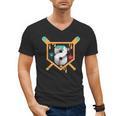 Baseball 8 Year Old Ice Cream Drip 8th Birthday Boy Number 8 Men's V-Neck T-Shirt Baseball 8 Year Old Ice Cream Drip 8th Birthday Boy Number 8 Men's V-Neck T-Shirt