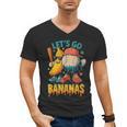 Baseball Banana Sports Drip Art For Kids Men's V-Neck T-Shirt Baseball Banana Sports Drip Art For Kids Men's V-Neck T-Shirt