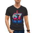 Baseball Bat Hands Drip 67 Six Seven Gen Alpha Slang Meme Men's V-Neck T-Shirt