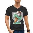 Baseball Boys Ice Cream Drip Baseball Boys Youth Mint Choco Men's V-Neck T-Shirt