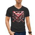 Baseball Candy Cane Christmas Baseball Ice Cream Drip Boys Men's V-Neck T-Shirt Baseball Candy Cane Christmas Baseball Ice Cream Drip Boys Men's V-Neck T-Shirt