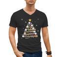 Baseball Christmas Tree Light Xmas Baseball Boys Kids Men's V-Neck T-Shirt Baseball Christmas Tree Light Xmas Baseball Boys Kids Men's V-Neck T-Shirt