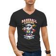 Baseball Cute Youth Ice Cream Valentine Day Sporty Fun Men's V-Neck T-Shirt Baseball Cute Youth Ice Cream Valentine Day Sporty Fun Men's V-Neck T-Shirt