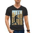 Baseball Drip Boys Dripping Ice Cream Baseball American Flag Men's V-Neck T-Shirt Baseball Drip Boys Dripping Ice Cream Baseball American Flag Men's V-Neck T-Shirt