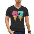 Baseball Drip Ice Cream 67 Baseball Men's V-Neck T-Shirt Baseball Drip Ice Cream 67 Baseball Men's V-Neck T-Shirt