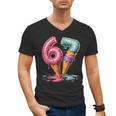 Baseball Drip Ice Cream 67 Men's V-Neck T-Shirt Baseball Drip Ice Cream 67 Men's V-Neck T-Shirt