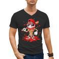 Baseball Drip Ice Cream Apparel Youth Boys Valentines Men's V-Neck T-Shirt Baseball Drip Ice Cream Apparel Youth Boys Valentines Men's V-Neck T-Shirt