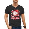 Baseball Drip Ice Cream Boys Kids Youth Valentines Men's V-Neck T-Shirt Baseball Drip Ice Cream Boys Kids Youth Valentines Men's V-Neck T-Shirt