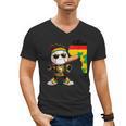 Baseball Drip Ice Cream Boys Youth Kids History Month Men's V-Neck T-Shirt Baseball Drip Ice Cream Boys Youth Kids History Month Men's V-Neck T-Shirt