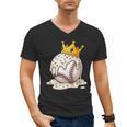 Baseball Drip Ice Cream Crown Melt Graphic Men's V-Neck T-Shirt Baseball Drip Ice Cream Crown Melt Graphic Men's V-Neck T-Shirt