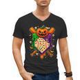 Baseball Drip Ice Cream Drip Halloween Baseball Lovers Men's V-Neck T-Shirt Baseball Drip Ice Cream Drip Halloween Baseball Lovers Men's V-Neck T-Shirt