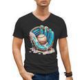 Baseball Drip Ice Cream Sprinkless Glove Boy Kid Men's V-Neck T-Shirt Baseball Drip Ice Cream Sprinkless Glove Boy Kid Men's V-Neck T-Shirt