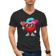 Baseball Drip Ice Cream Valentines Day Baseball Sport Boys Men's V-Neck T-Shirt Baseball Drip Ice Cream Valentines Day Baseball Sport Boys Men's V-Neck T-Shirt