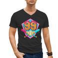 Baseball Drip Jersey Number 99 For Players & 99th Birthday Men's V-Neck T-Shirt Baseball Drip Jersey Number 99 For Players & 99th Birthday Men's V-Neck T-Shirt