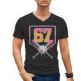 Baseball Drip Number 67 Fun Six Seven 6 7 Meme Men's V-Neck T-Shirt Baseball Drip Number 67 Fun Six Seven 6 7 Meme Men's V-Neck T-Shirt