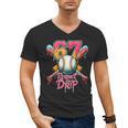 Baseball Drip Number 67 Player Sport For Men Women Kids Men's V-Neck T-Shirt