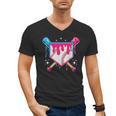 Baseball Drip Purple Glove Respect The Drip Youth Boys Girls Men's V-Neck T-Shirt