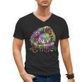 Baseball Glove Ice Cream Mardi Gras Dripping Boys Youth Kids Men's V-Neck T-Shirt Baseball Glove Ice Cream Mardi Gras Dripping Boys Youth Kids Men's V-Neck T-Shirt