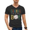 Baseball Granna Of The Birthday Boy Family Matching Men's V-Neck T-Shirt