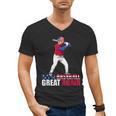Make Baseball Great Again Donald Trump Baseball Men's V-Neck T-Shirt Make Baseball Great Again Donald Trump Baseball Men's V-Neck T-Shirt