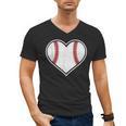 Baseball Heart Love Sport Valentines Day Men Women Boys Kids Men's V-Neck T-Shirt Baseball Heart Love Sport Valentines Day Men Women Boys Kids Men's V-Neck T-Shirt