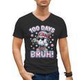 Baseball Ice Cram Drip 100 Days Of School 100th Boys Youth Men's V-Neck T-Shirt Baseball Ice Cram Drip 100 Days Of School 100th Boys Youth Men's V-Neck T-Shirt