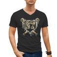 Baseball Ice Cream Drip 67 Camo Six Seven Meme Men's V-Neck T-Shirt