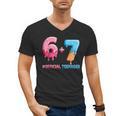 Baseball Ice Cream Drip 67 Official Teenager 13th Birthday Men's V-Neck T-Shirt Baseball Ice Cream Drip 67 Official Teenager 13th Birthday Men's V-Neck T-Shirt