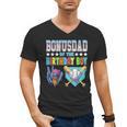 Baseball Ice Cream Drip Bonus Dad Of The Birthday Boy Men's V-Neck T-Shirt Baseball Ice Cream Drip Bonus Dad Of The Birthday Boy Men's V-Neck T-Shirt