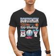 Baseball Ice Cream Drip Bonus Mom Of The Birthday Boy Men's V-Neck T-Shirt Baseball Ice Cream Drip Bonus Mom Of The Birthday Boy Men's V-Neck T-Shirt
