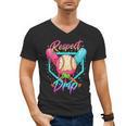 Baseball Ice Cream Drip Number 67 Player 67 Respect The Drip Men's V-Neck T-Shirt