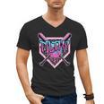 Baseball Ice Cream Drip Pitcher Filthy Men's V-Neck T-Shirt Baseball Ice Cream Drip Pitcher Filthy Men's V-Neck T-Shirt