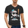 Baseball Ice Cream Drip Sports Boys Kids Youth Men Men's V-Neck T-Shirt Baseball Ice Cream Drip Sports Boys Kids Youth Men Men's V-Neck T-Shirt