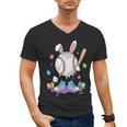Baseball Ice Cream Drip Youth Boys Cute Easter Sports Men's V-Neck T-Shirt
