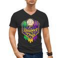 Baseball Ice Cream Respect The Drip Mardi Gras Carnival Boys Men's V-Neck T-Shirt