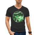 Baseball Irish Shamrock Lucky Clover St Patricks Day Boys Men's V-Neck T-Shirt Baseball Irish Shamrock Lucky Clover St Patricks Day Boys Men's V-Neck T-Shirt