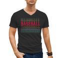 Baseball Layered Text Team Player Coach Youth Men's V-Neck T-Shirt Baseball Layered Text Team Player Coach Youth Men's V-Neck T-Shirt