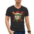 Baseball Lifestyle Apparel Youth Christmas Baseball Drip Men's V-Neck T-Shirt Baseball Lifestyle Apparel Youth Christmas Baseball Drip Men's V-Neck T-Shirt