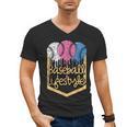 Baseball Lifestyle Ball Sprinkles Drip Boys Kids Men Teen Men's V-Neck T-Shirt Baseball Lifestyle Ball Sprinkles Drip Boys Kids Men Teen Men's V-Neck T-Shirt